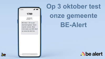 Testdag van Be-Alert - 